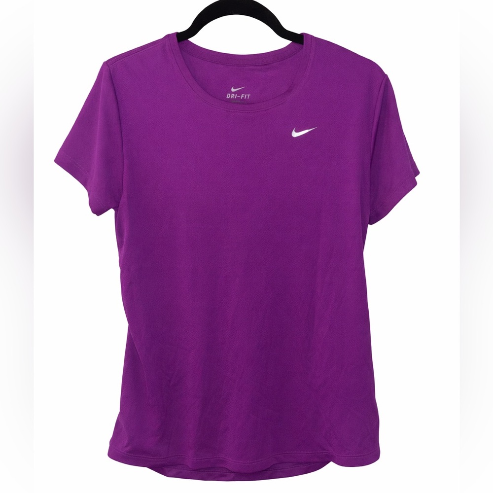 Nike Women's Purple Short Sleeve Dri-FIT Tee